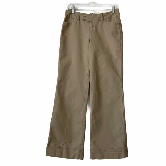 Banana Republic Jackson Fit Wide Leg Khaki Pants - Picture 1 of 10